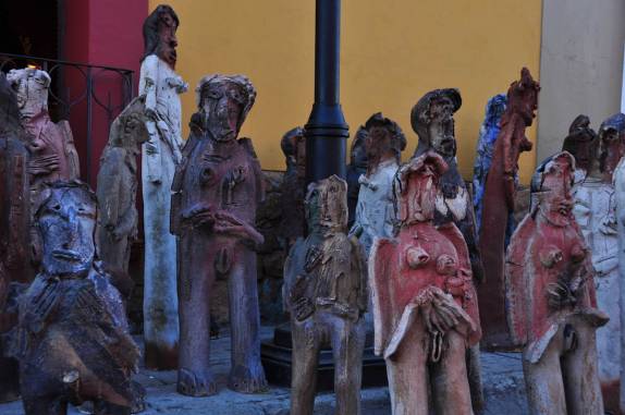 Muita arte nas ruas de Oaxaca, no México